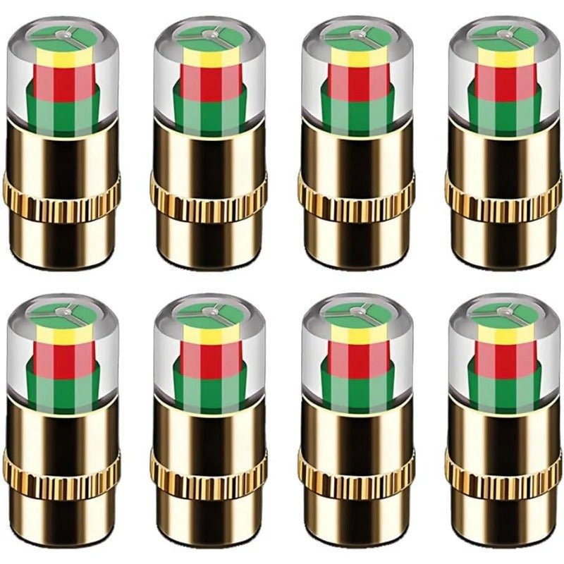 RoadVision 3-Colour Tyre Pressure Monitor Caps