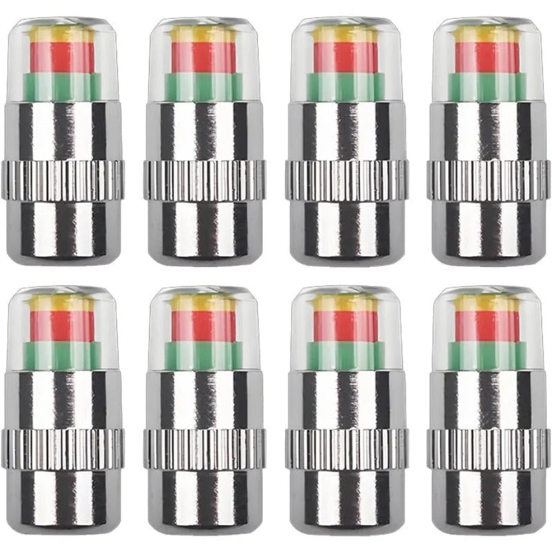 RoadVision 3-Colour Tyre Pressure Monitor Caps